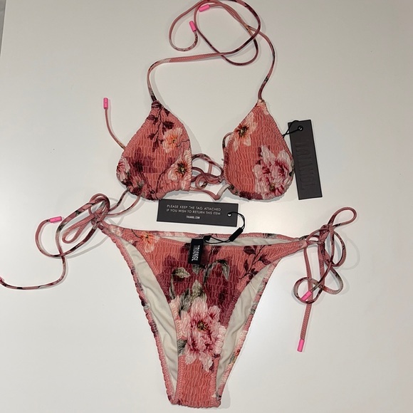 triangl swimwear Other - Woman's Triangl Pink Floral Bikini Set XS/S NWT
